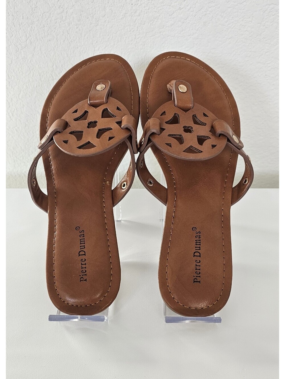 Pierre Dumas Women's Limit-20 Tan Sandals Size US 7 - Picture 2 of 10